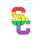 USC Trojans SC Interlock Rainbow Patch